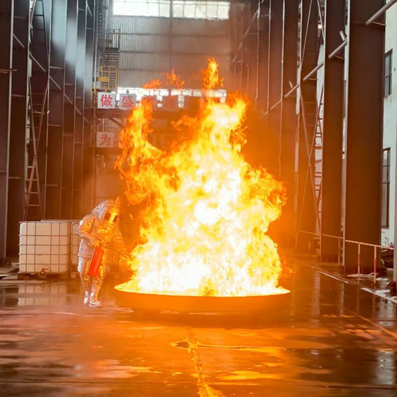 PLENT & SXFIREPRO Komplette feltforsøg med nye brandbekæmpelsesskumprodukt