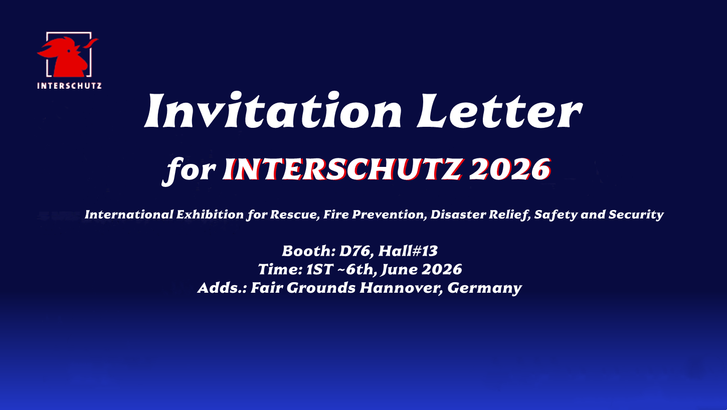 Varm invitation til at besøge vores stand på INTERSCHUTZ 2026 i Hannover